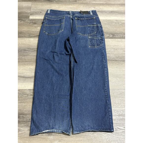 Reliq Industries Carpenter Painter Denim Jeans Pants Y2K Skater - Men’s 38x34 - Picture 1 of 9